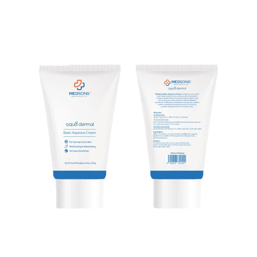 MEDSONS BASIC AQUEOUS CREAM 120G