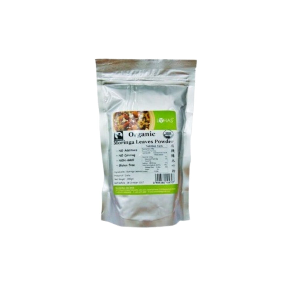 LOHAS ORGANIC MORINGA LEAVES POWDER 200G (INDIA)
