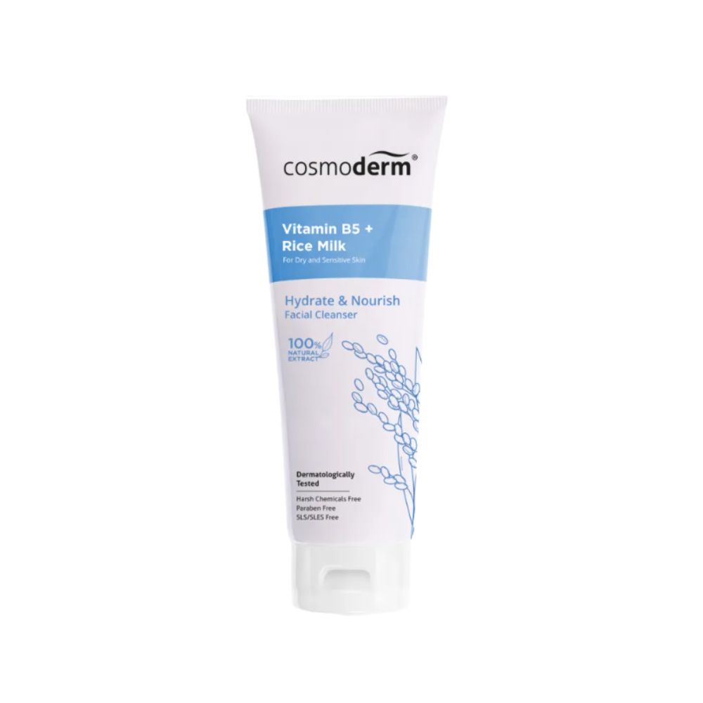 COSMODERM NATURAL HYDRATE & NOURISH FACIAL CLEANSER 100ML