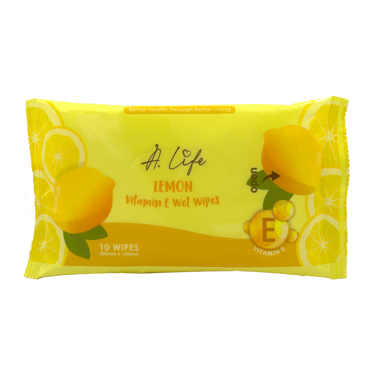 A.LIFE WIPES VIT E LEMON 10S 3S