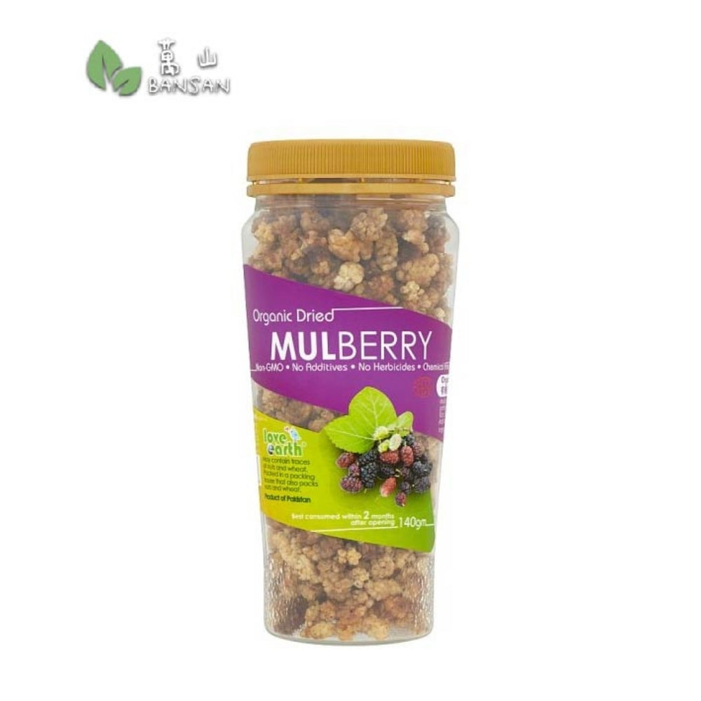 LOVE EARTH ORGANIC DRIED MULBERRY 140G