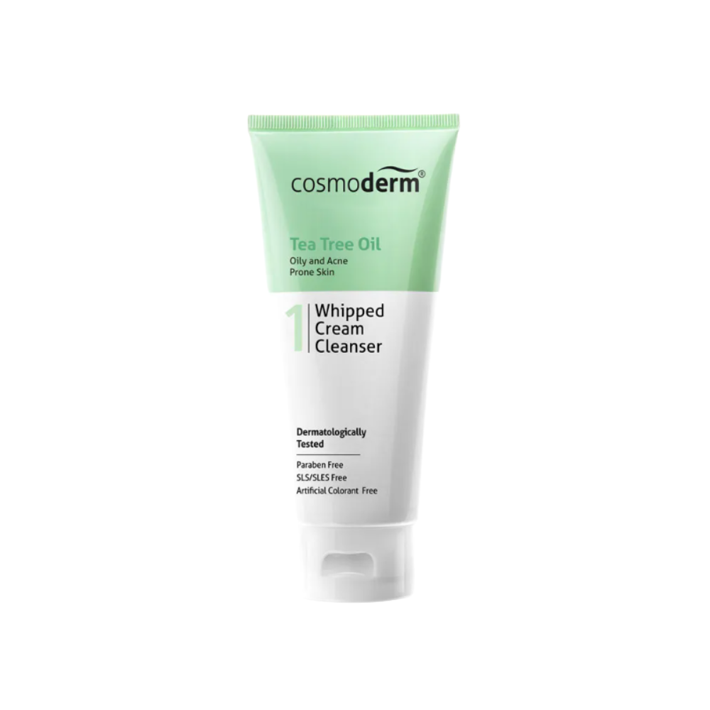 COSMODERM TEA TREE OIL WHIPPED CREAM CLEANSER 125ML