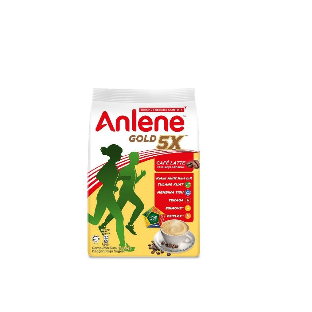 ANLENE GOLD 5X CAFE LATTE 220G