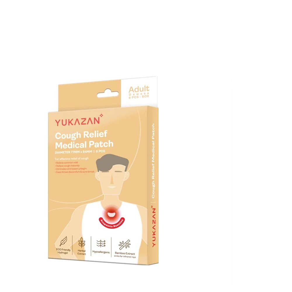 YUKAZAN COUGH RELIEF MEDICAL PATCH ADULT 6S