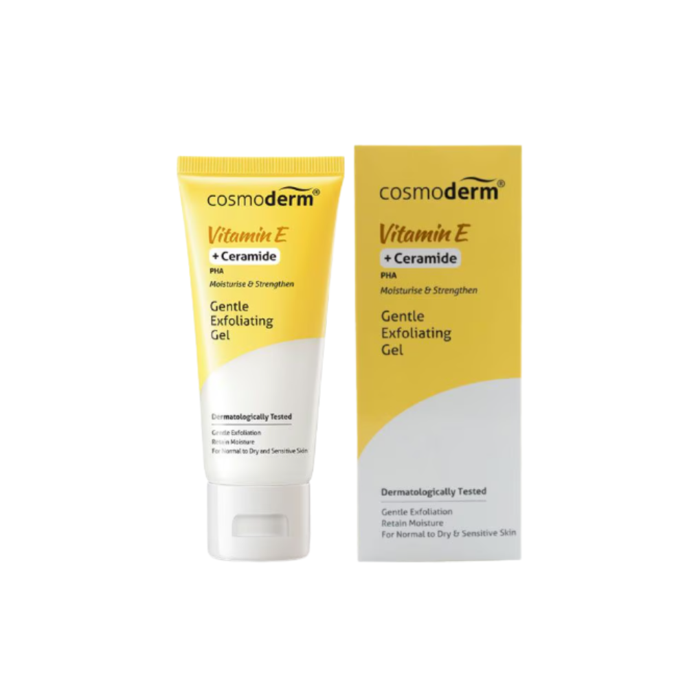 COSMODERM VITAMIN E GENTLE EXFOLIATING GEL 50ML