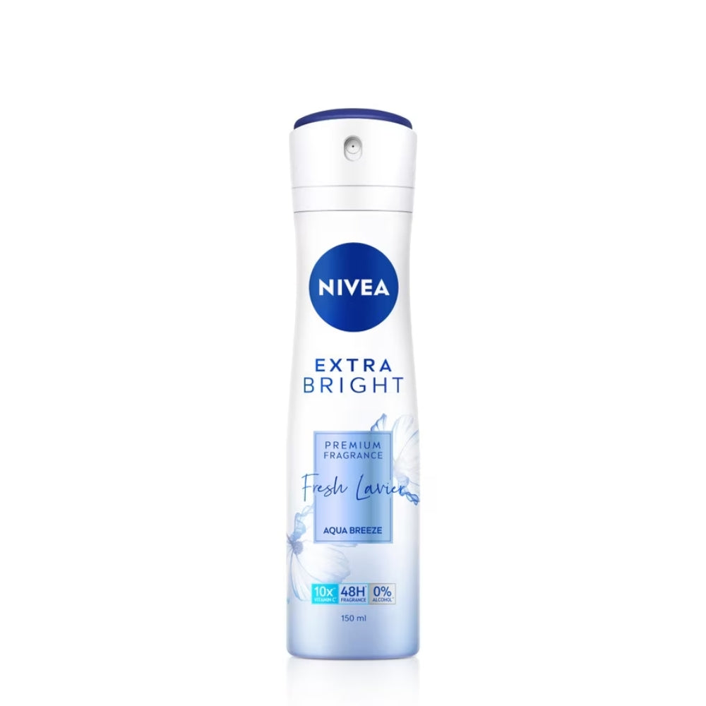 NIVEA SPRAY EXTRA BRIGHT FRESH LAVIER 150ML
