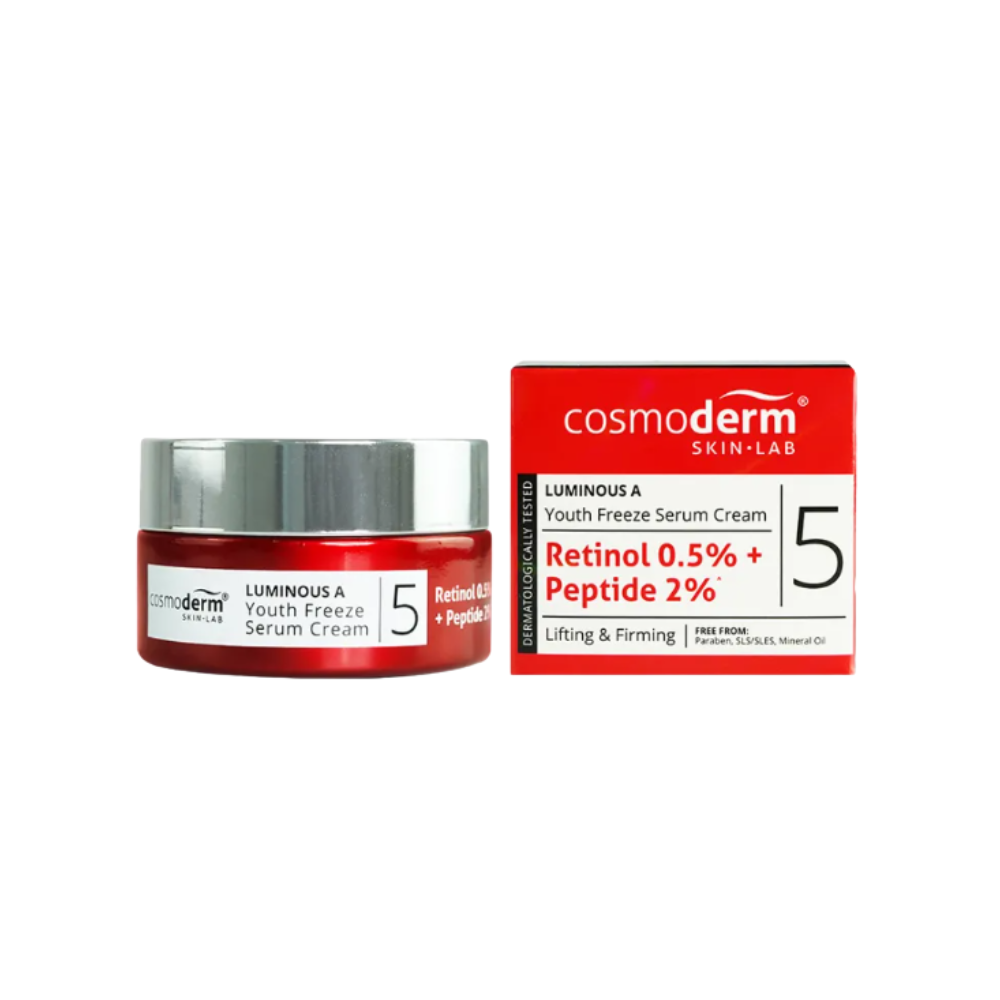 COSMODERM LUMINOUS A YOUTH FREEZE SERUMCREAM 30ML