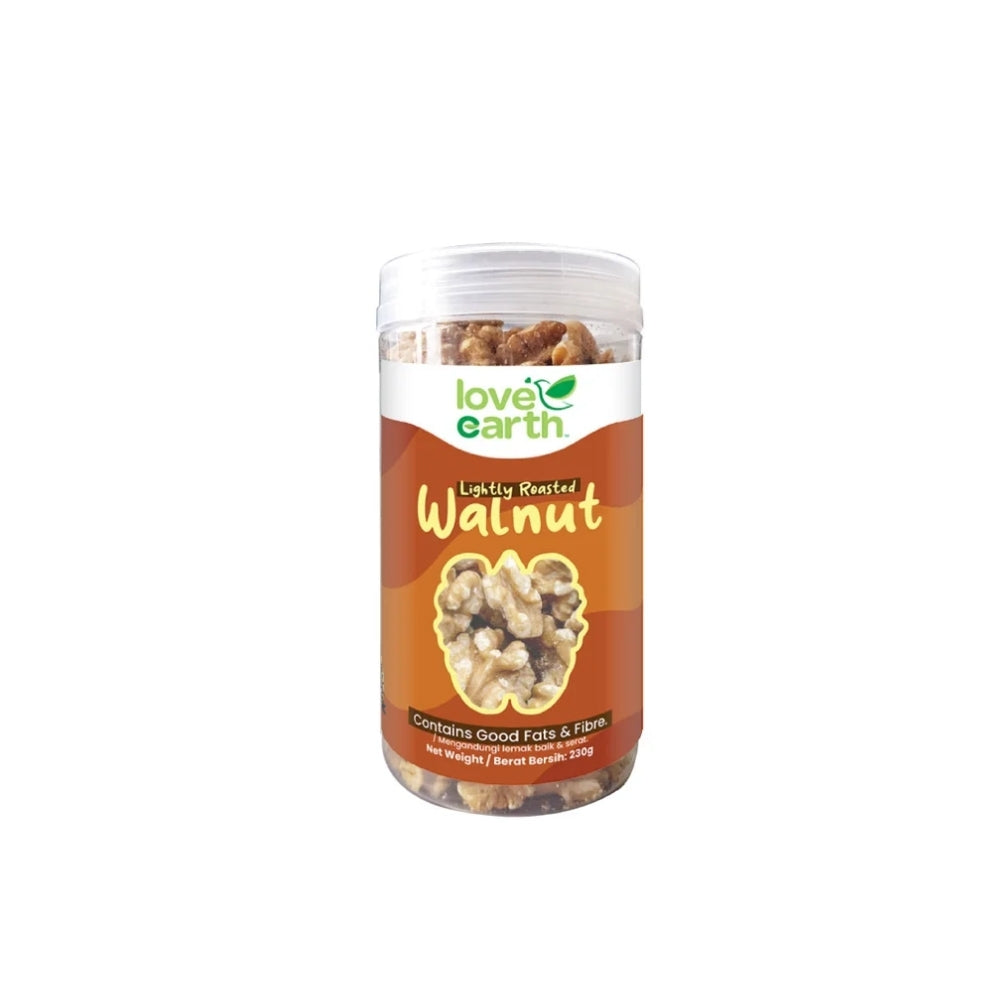 LOVE EARTH NATURAL RAW WALNUT 230G