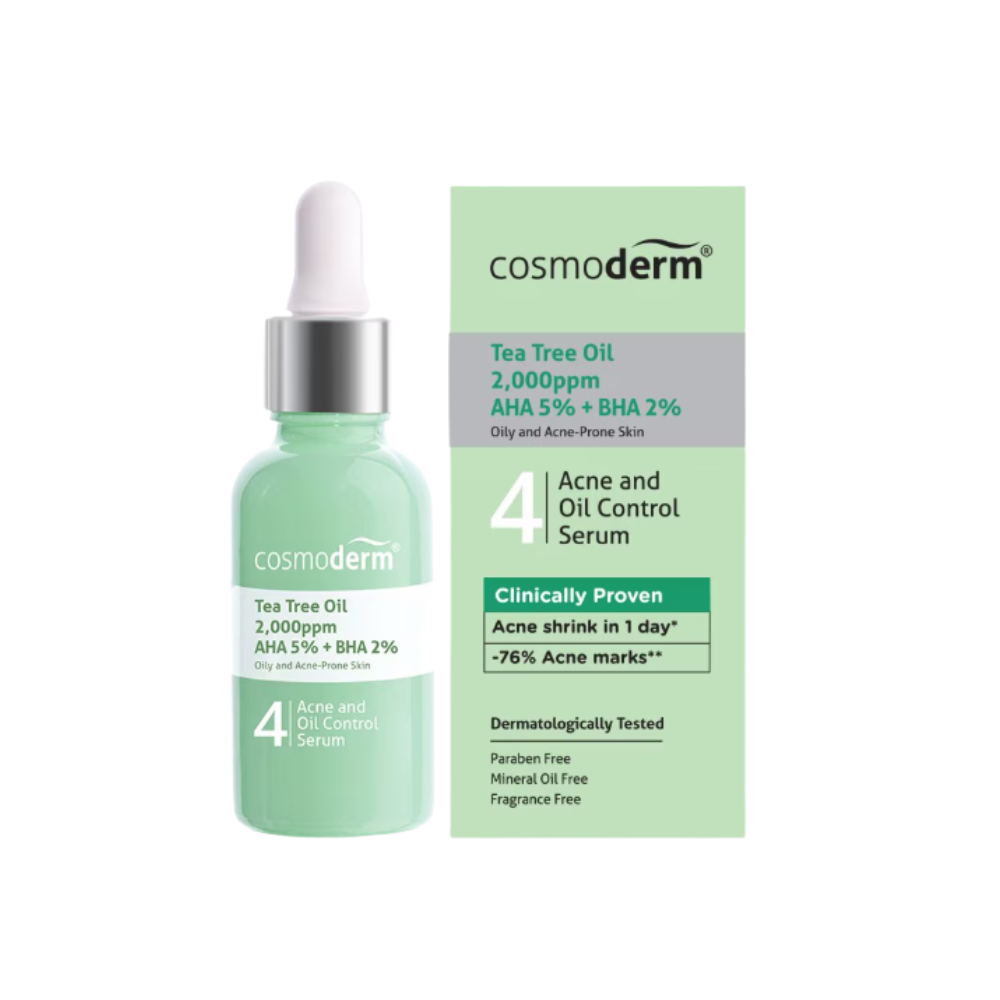 COSMODERM TEA TREE OIL REFINING OIL CONTROL SERUM 30ML