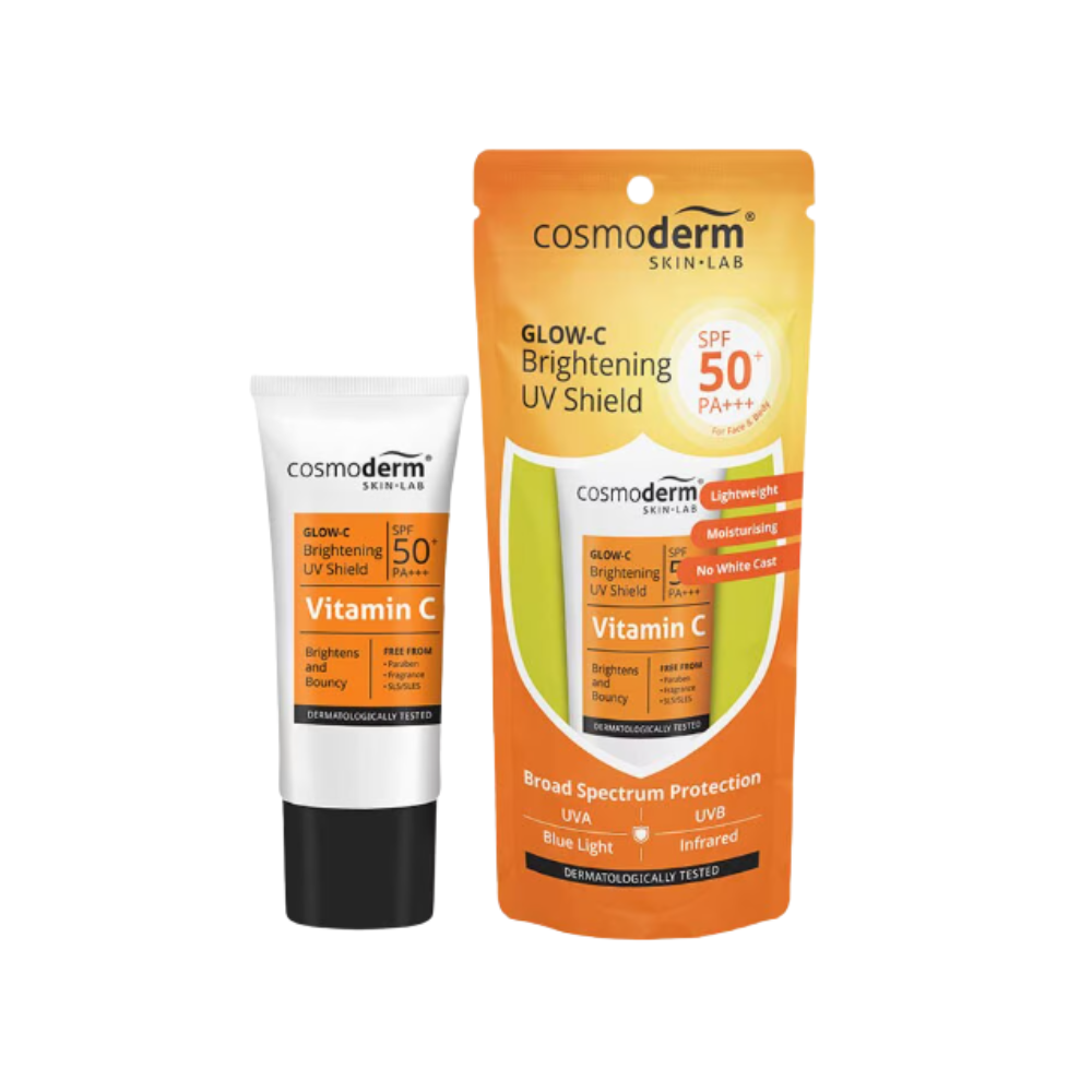 COSMODERM GLOW-C BRIGHTENING UV SHIELD 30ML