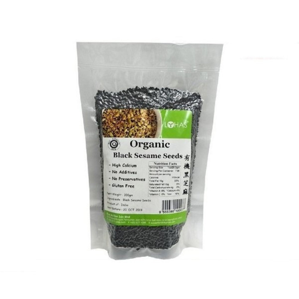 LOHAS ORGANIC BLACK SESAME 200G