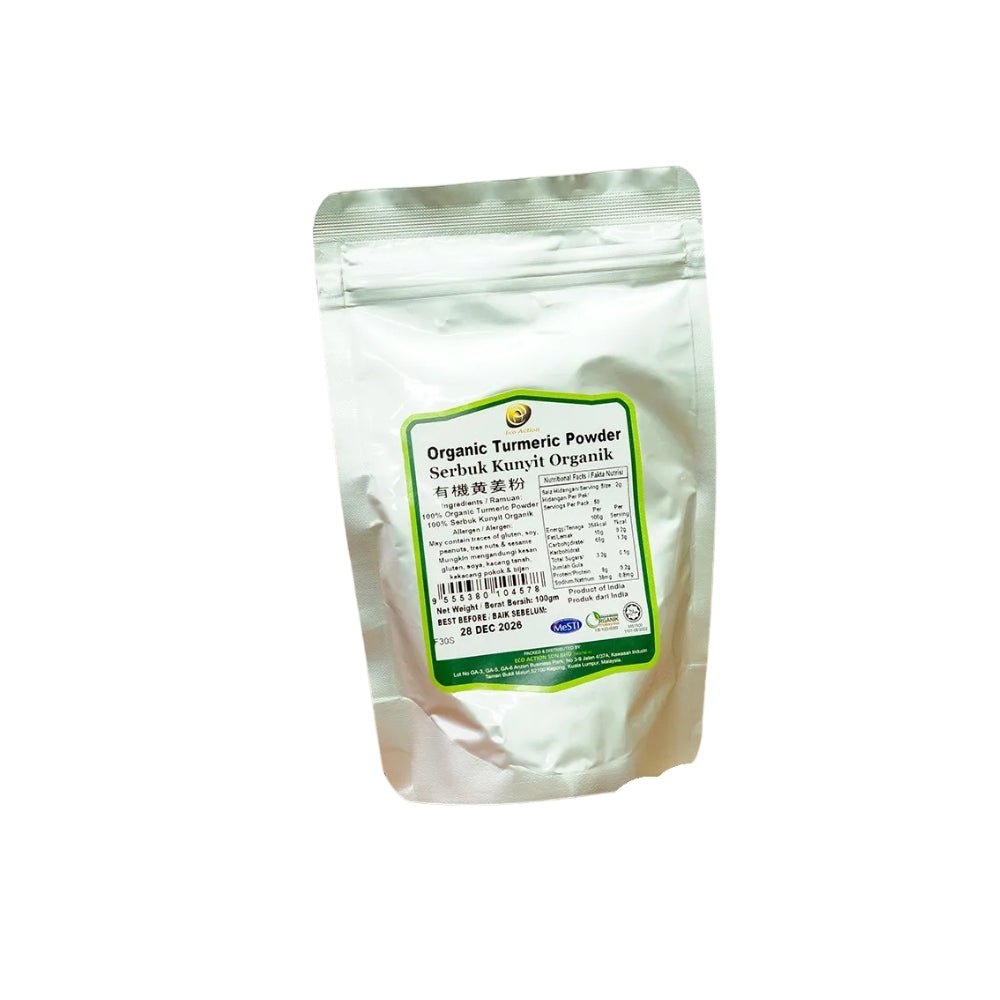 LOHAS ORGANIC TURMERIC POWDER 100G