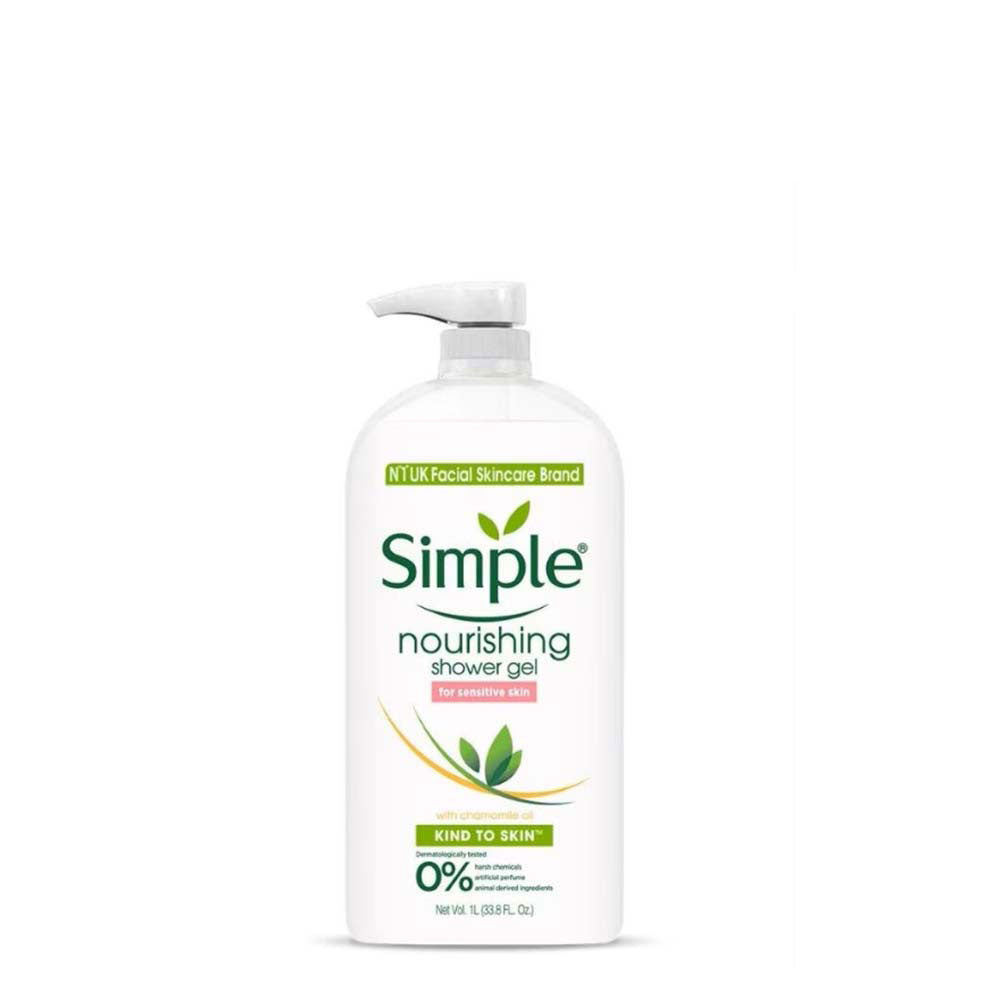 SIMPLE SHOWER GEL KIND TO SKIN NOURISHING 1L