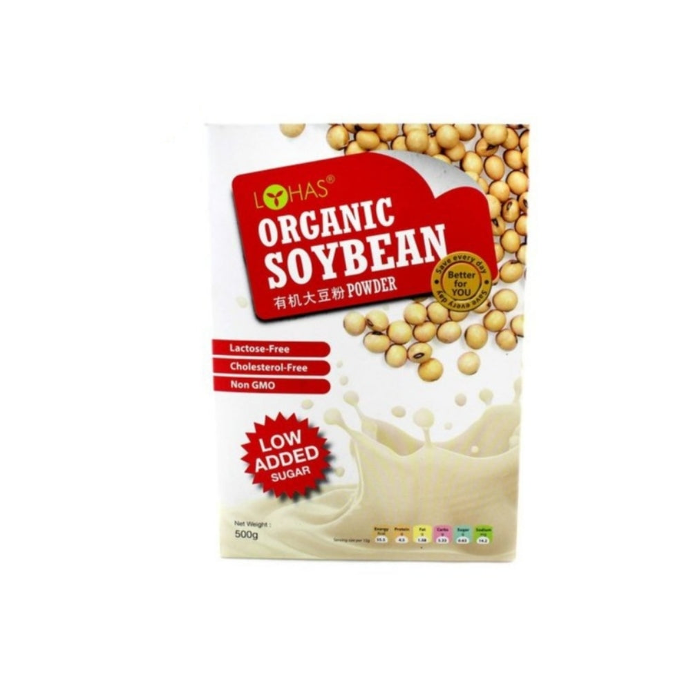 LOHAS ORGANIC SOY BEAN POWDER LOW SUGAR500G