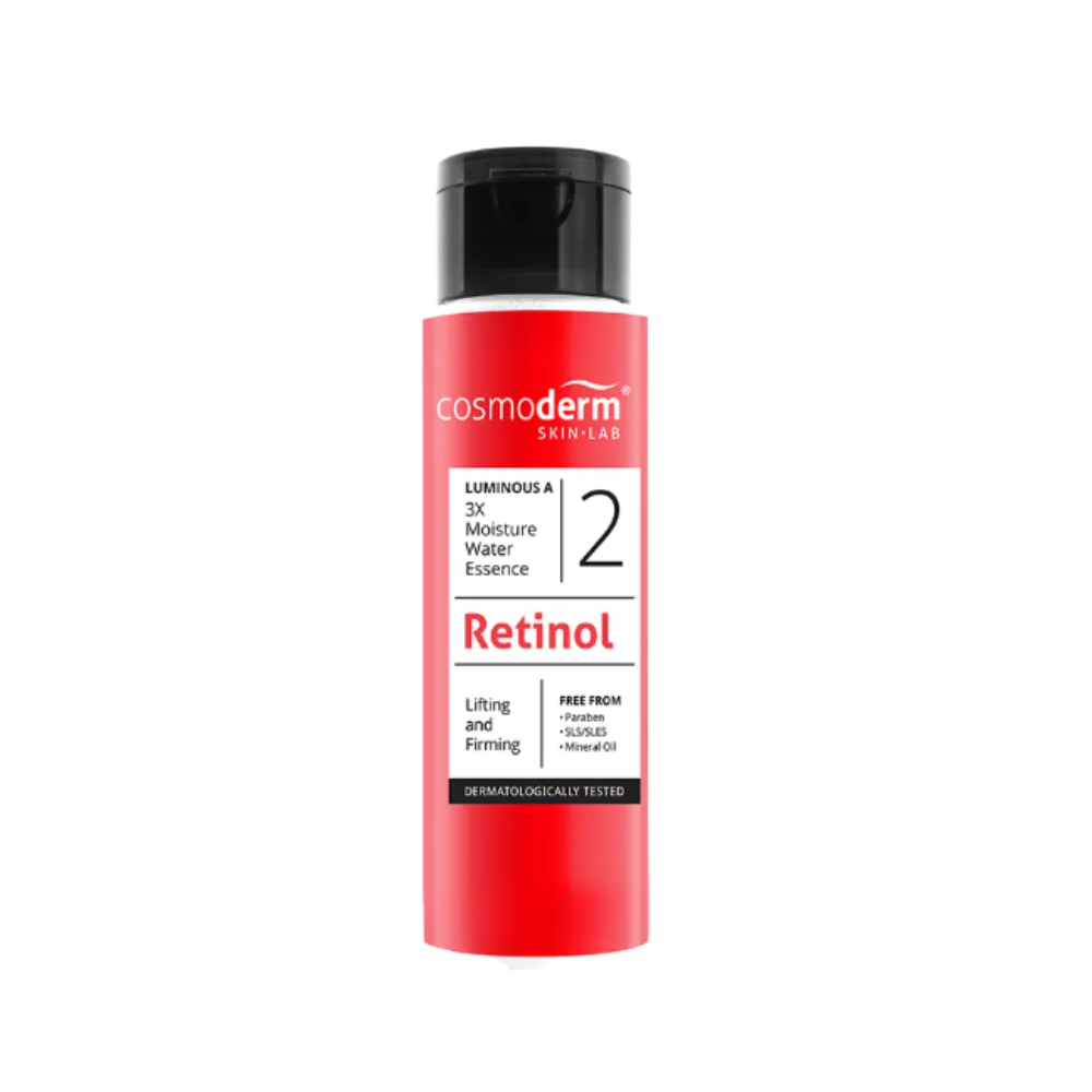 COSMODERM LUMINOUS A 3X MOISTURE WTR ESSENCE 100ML