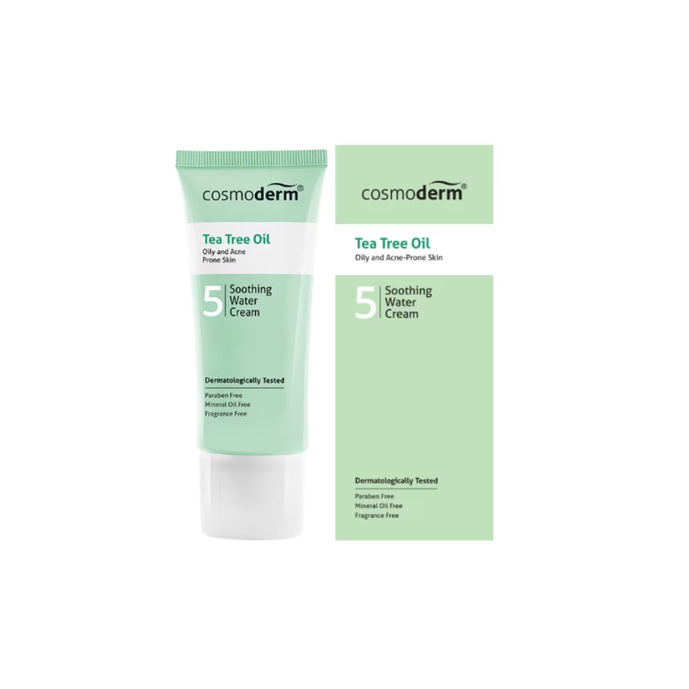 COSMODERM TEA TREE OIL SOOTHING WATER CREAM 50ML