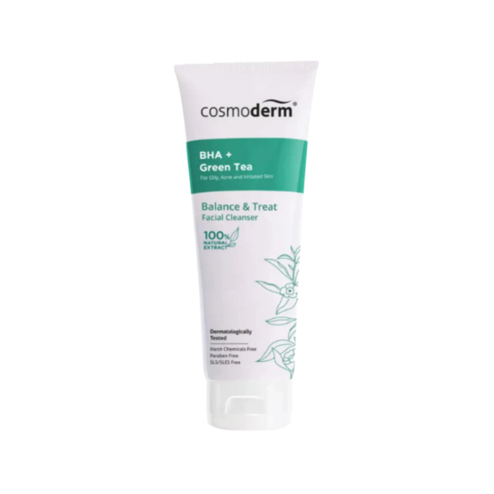 COSMODERM NATURAL BALANCE & TREAT FACIAL CLEANSER 100ML