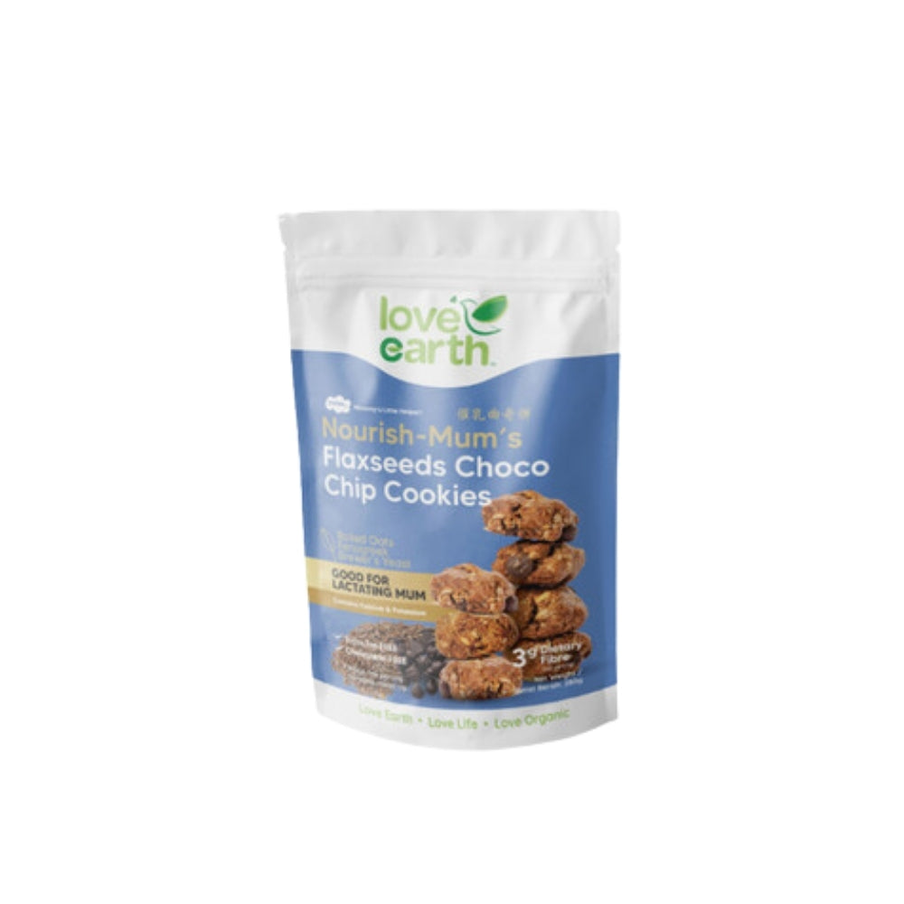 LOVE EARTH FLAXSEEDS CHOCO CHIP COOKIES280G
