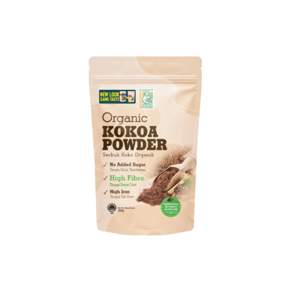 RADIANT ORGANIC KOKOA POWDER 200G