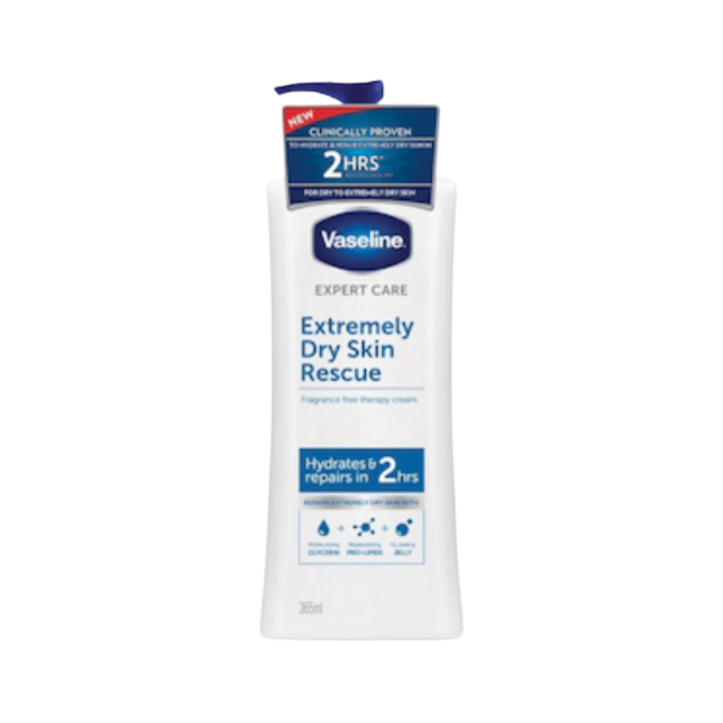 VASELINE EXTREMELY DRY SKIN RESCUE LOTION 365ML