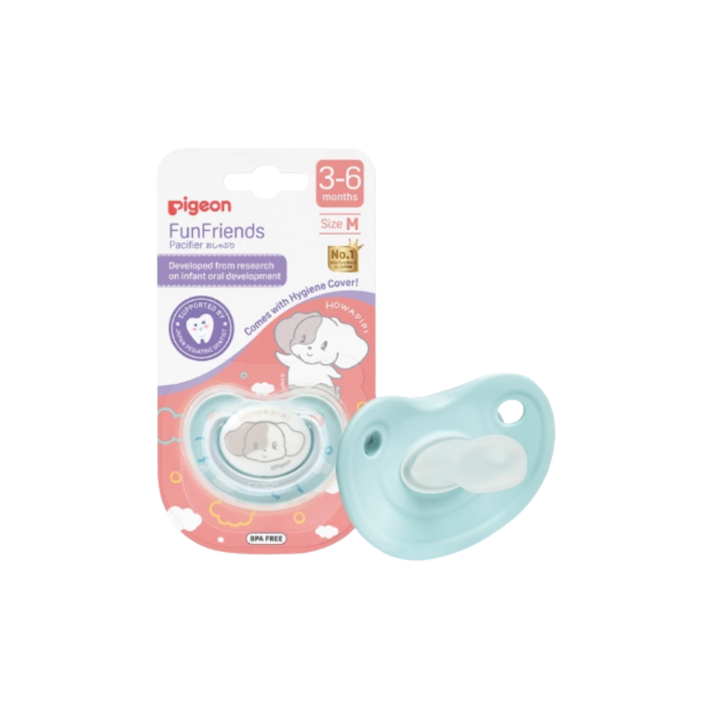 PIGEON FUN FRIENDS PACIFIER M HOWAPIPI 1S