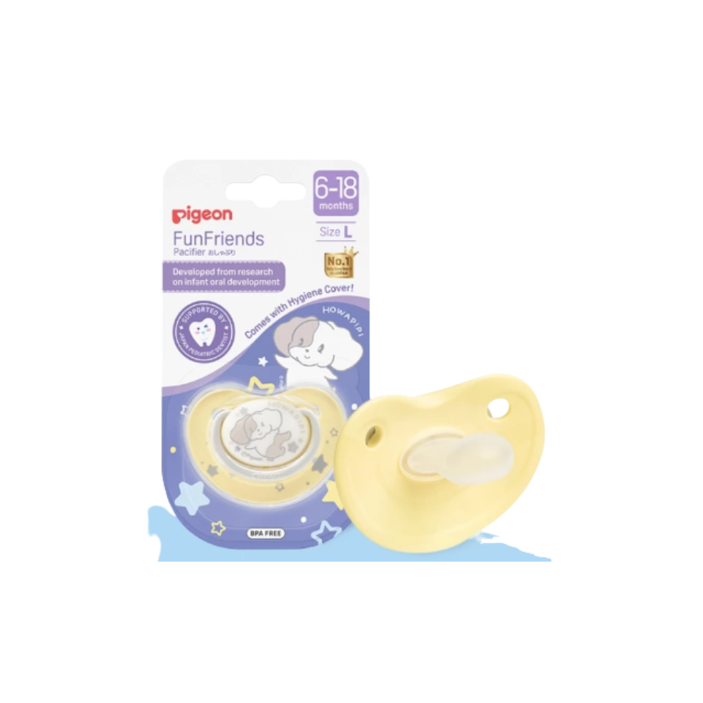PIGEON FUN FRIENDS PACIFIER L HOWAPIPI 1S