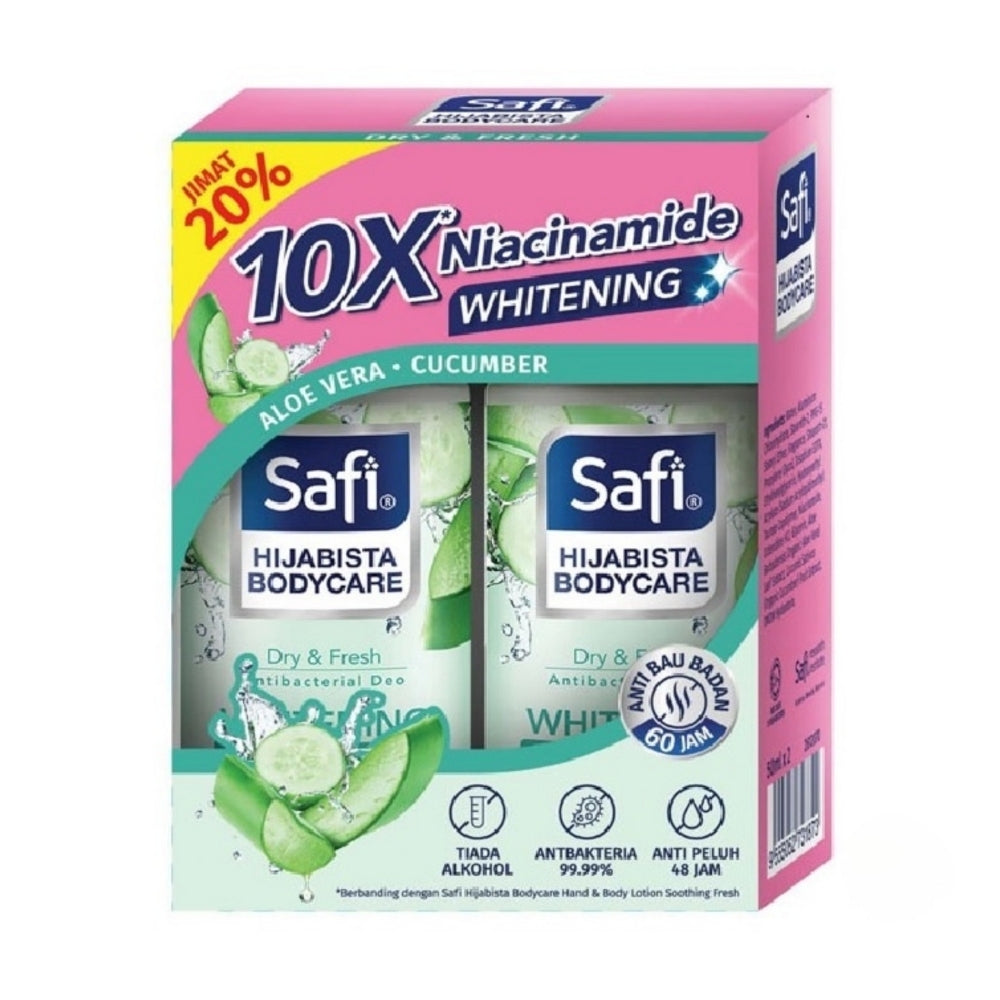 SAFI HIJABISTA BODYCARE DEODORANT DRY FRESH ROLL ON 50ML 2S