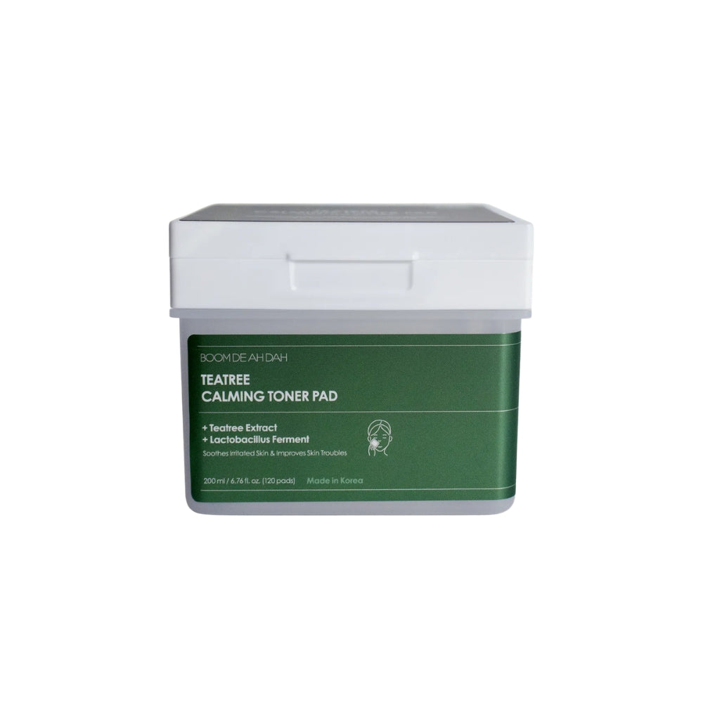 BOOM DE AH DAH TEATREE CALMING TONER PAD 120S