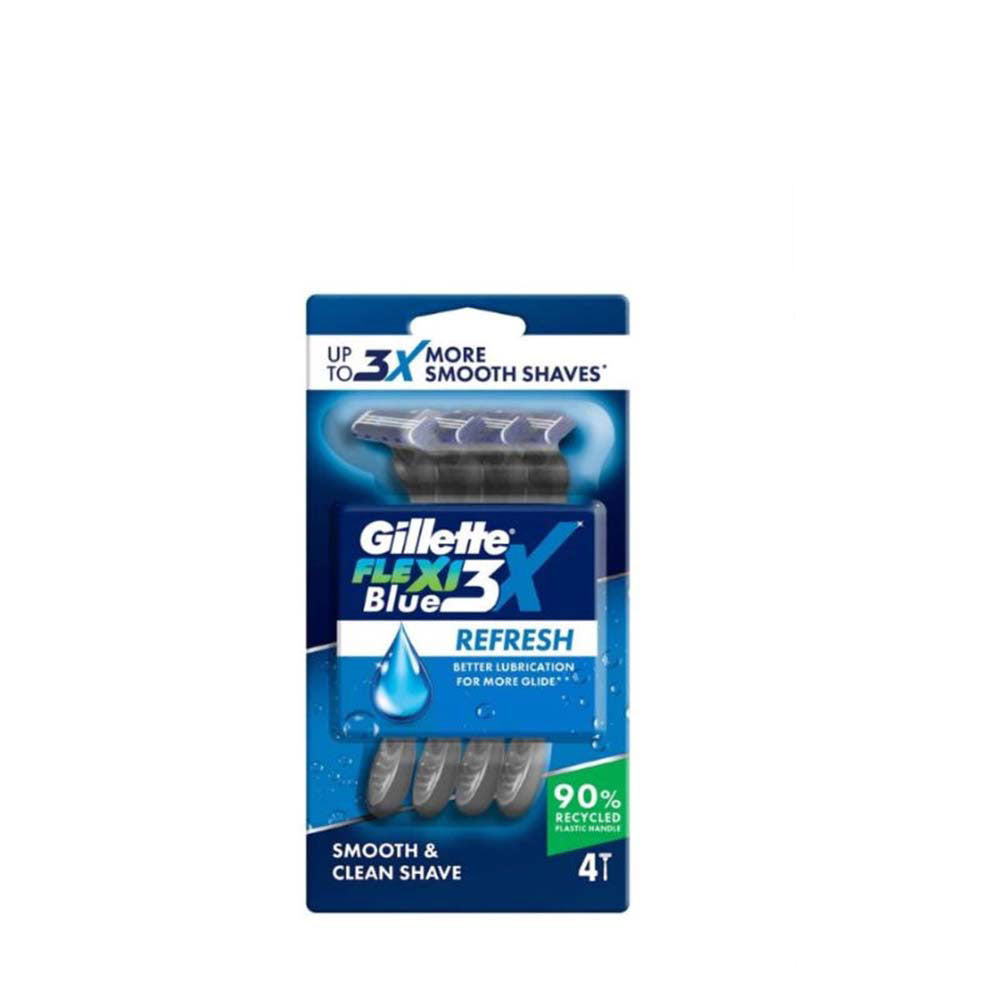 GILLETTE BLUE 3X FLEXI REFRESH 4S