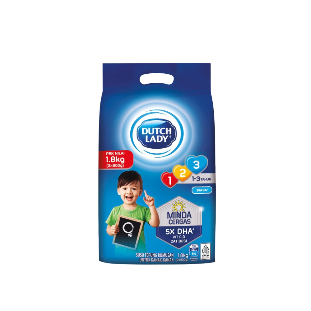 DUTCH LADY POWDER GUM 123 PLAIN 1.8KG