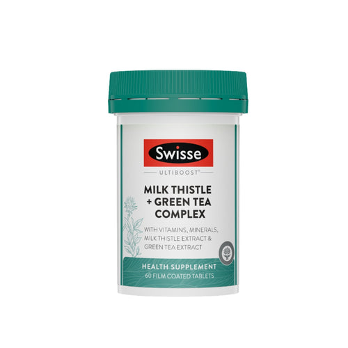 SWISSE ULTIBOOST MILK THISTLE + GREEN TEA  COMPLEX 60S