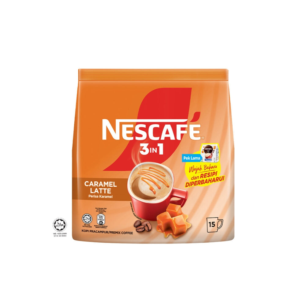 NESCAFE 3IN1 CARAMEL STP 23G 15S