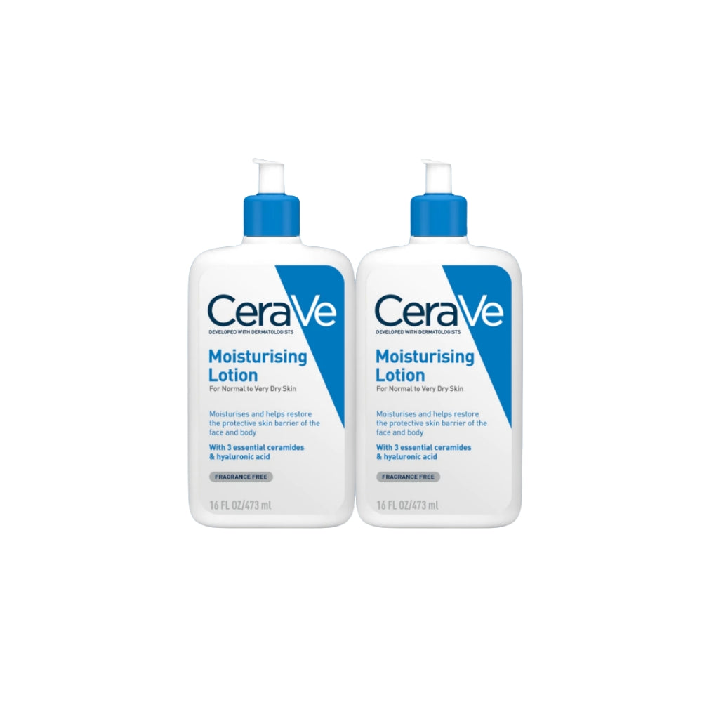CERAVE MOISTURISING LOTION 473ML 2S FOC HYDRATING CLEANSER 30ML
