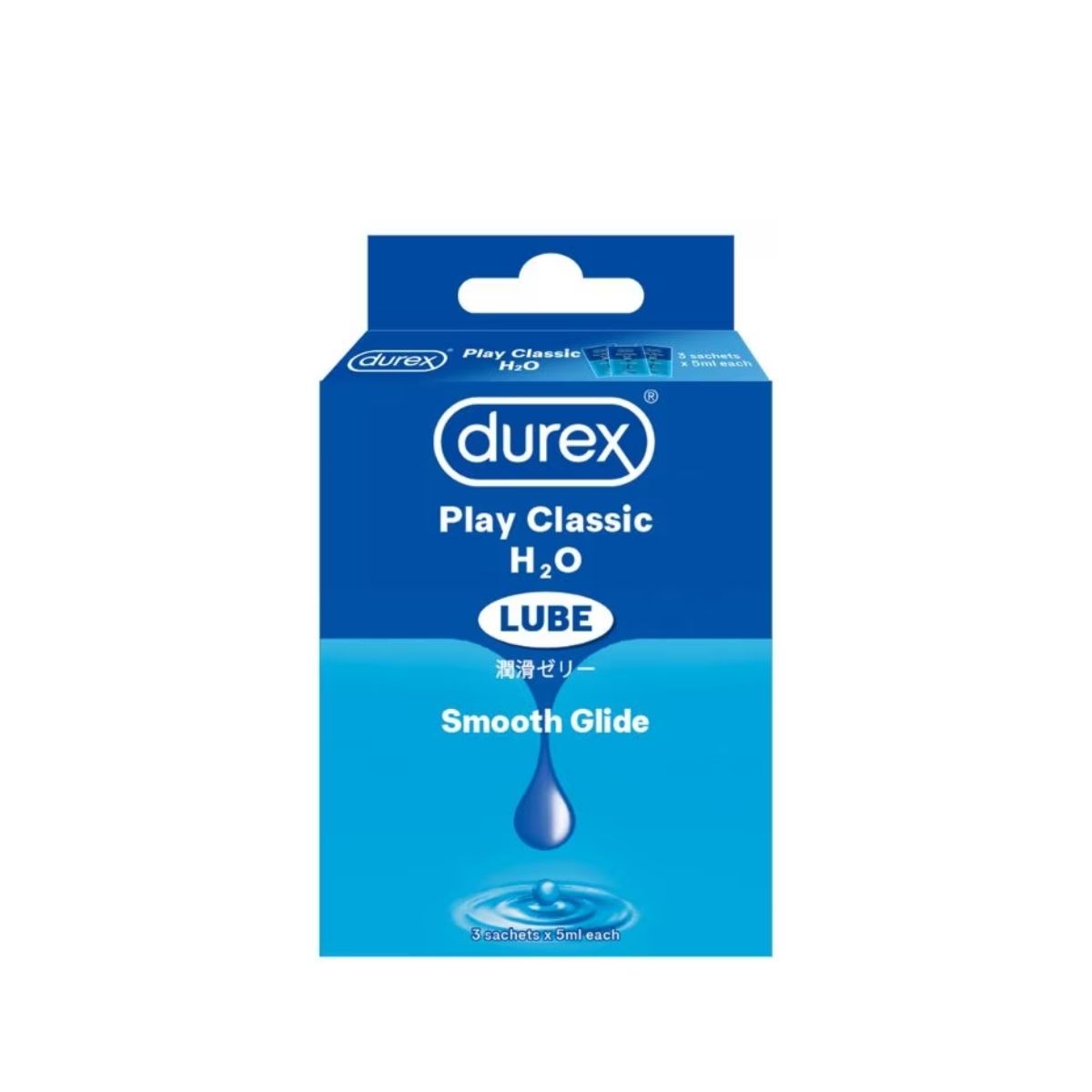 DUREX LUBE PLAY CLASSIC SACHET 5MLX3S