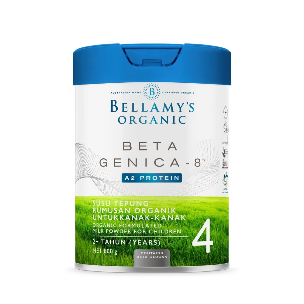 BELLAMYS ORGANIC STEP 4 BETA GENICA-8 TODDLER MILK 800G