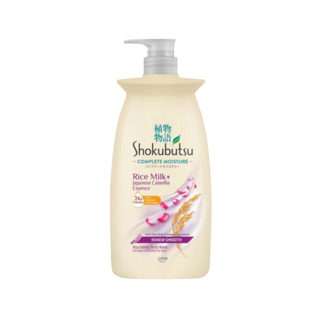 SHOKUBUTSU BODY WASH COMPLETE MOISTURE RENEW SMOOTH 850G