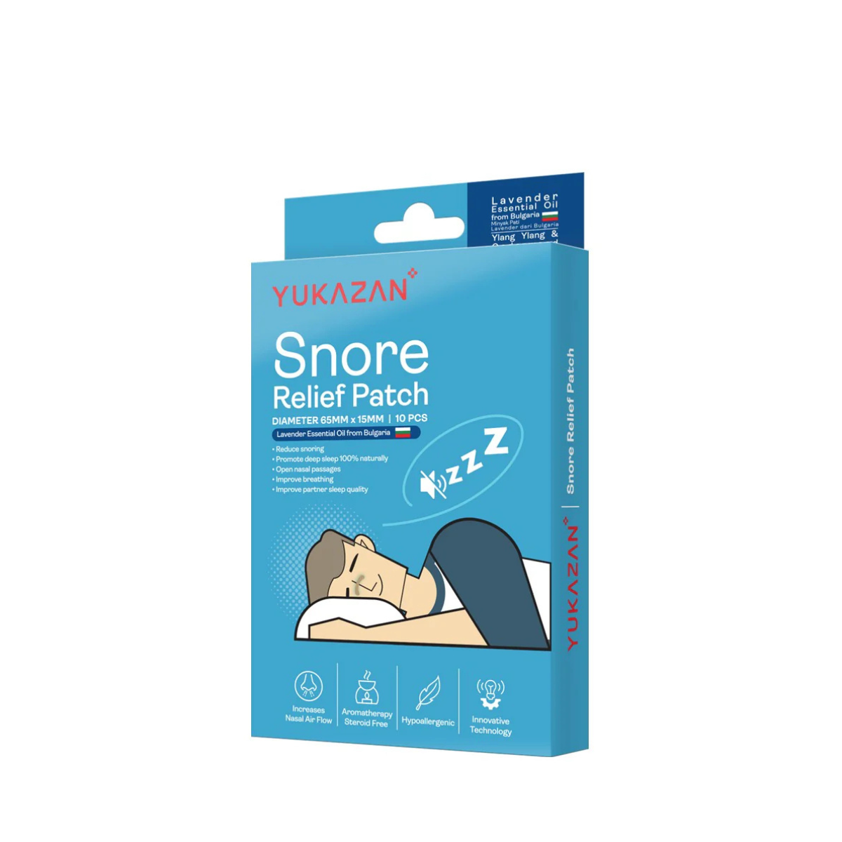 YUKAZAN SNORE RELIEF PATCH 10S