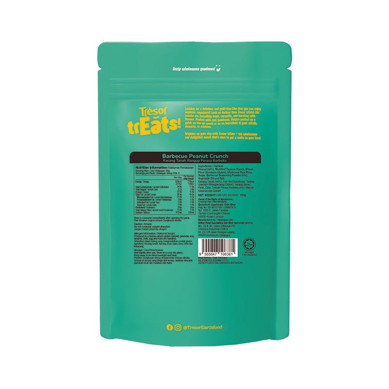 TRESOR BBQ PEANUT CRUNCH 150G