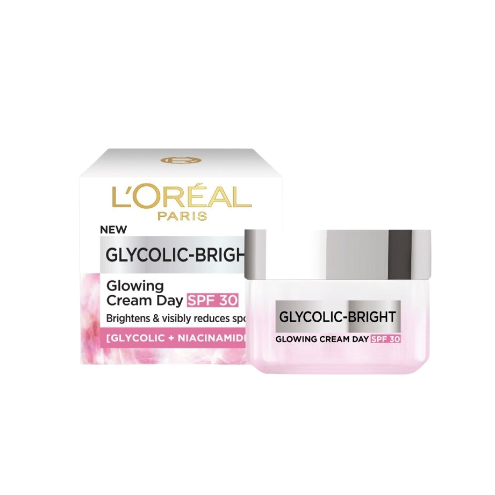 LOREAL GLYCOLIC-BRIGHT DAY CREAM 15ML