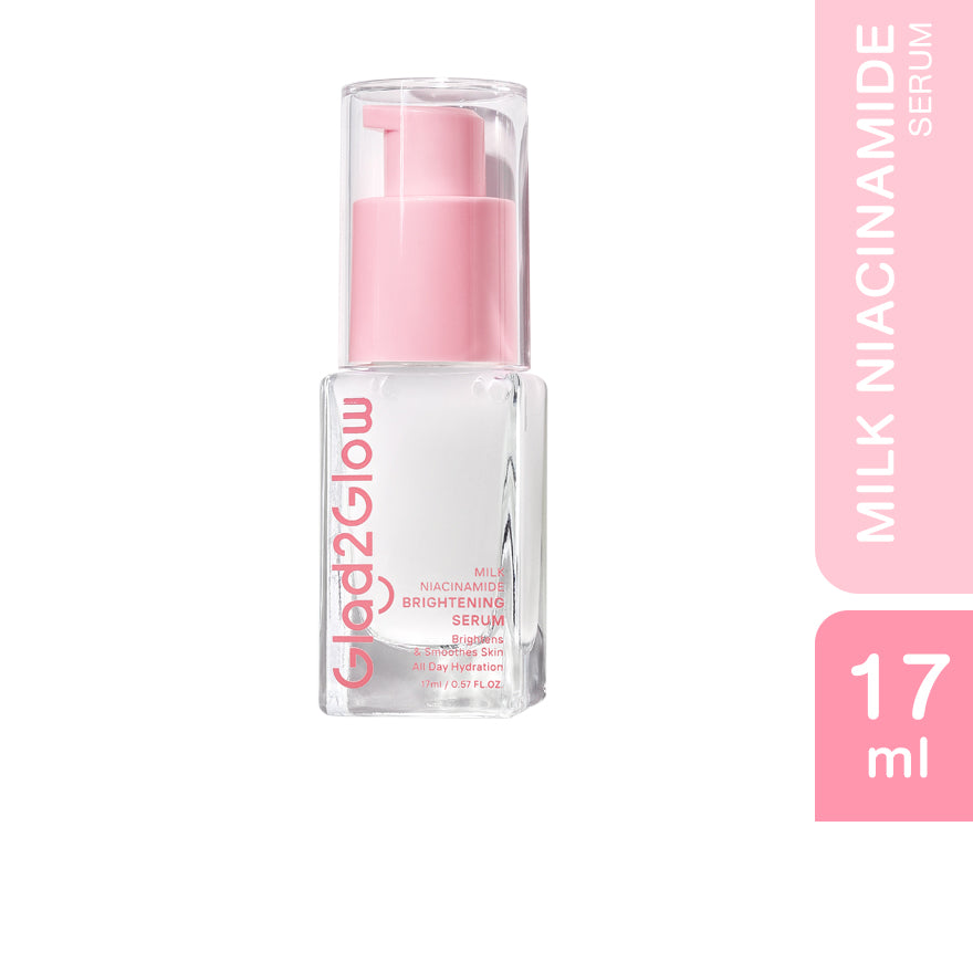 GLAD2GLOW MILK NIACINAMIDE BRIGHTENING SERUM 17ML