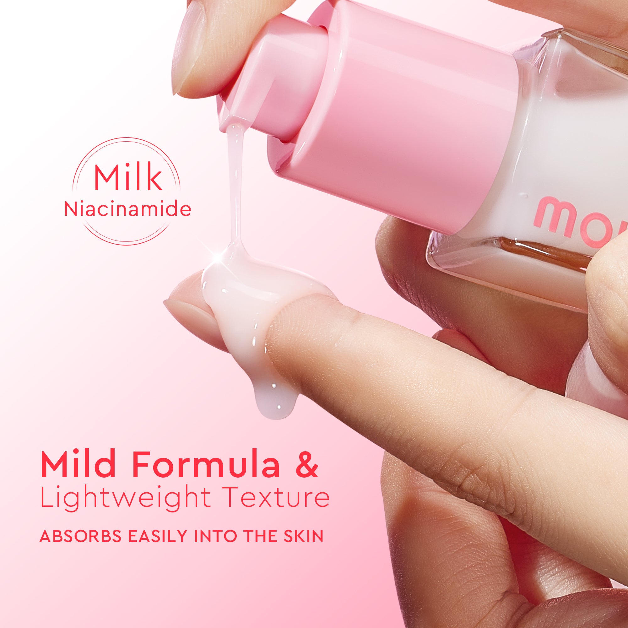 GLAD2GLOW MILK NIACINAMIDE BRIGHTENING SERUM 17ML