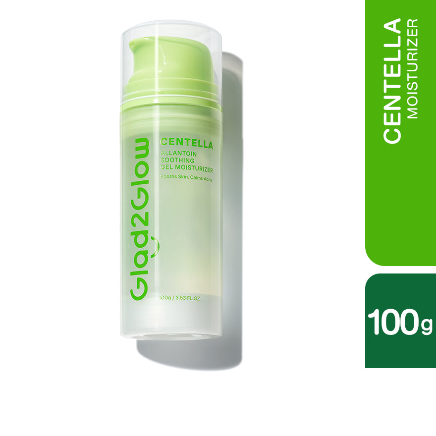 GLAD2GLOW CENTELLA ALLANTOIN SOOTHING GEL MOISTURIZER 100G