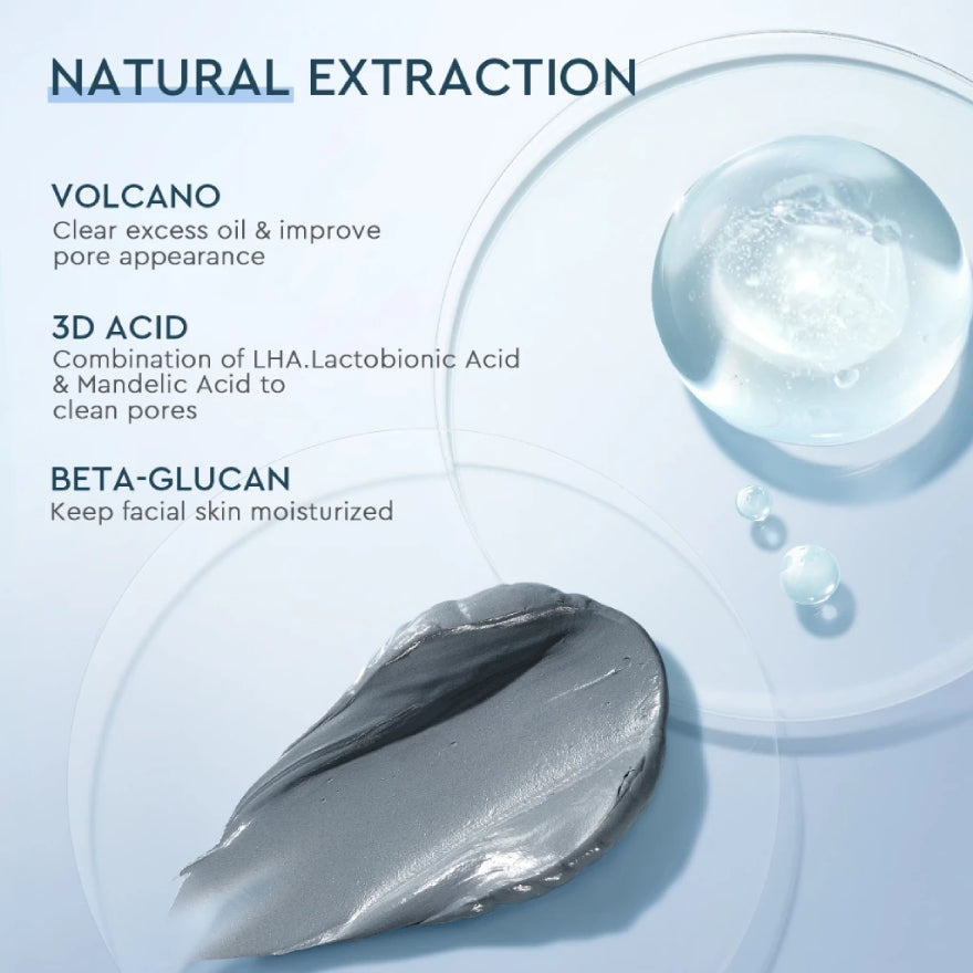 GLAD2GLOW VOLCANO 3D ACID PORE CLAY MASK 30G