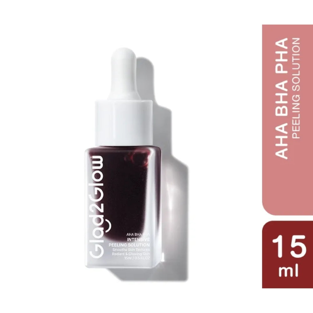 GLAD2GLOW AHA BHA PHA INTENSIVE PEELING SOLUTION 15ML