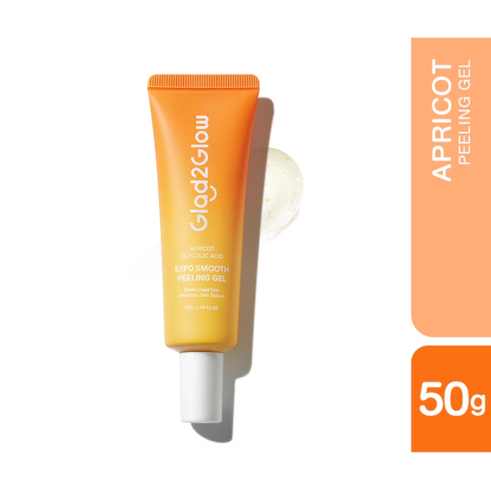GLAD2GLOW APRICOT GLYCOLIC ACID EXFO SMOOTH PEELING GEL 50G