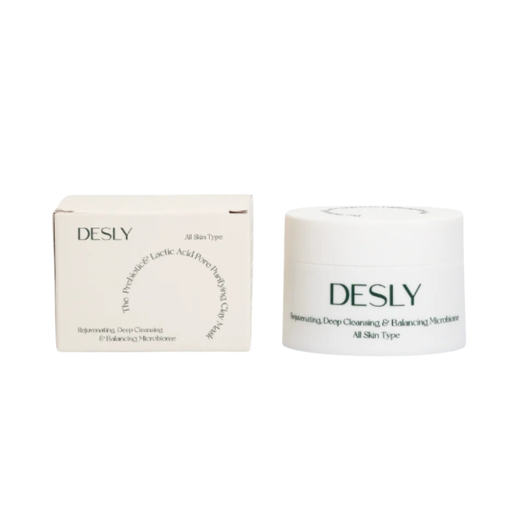 DESLY PREBIOTIC & LACTIC ACID PORE PURIFYING CLAY MASK 80ML