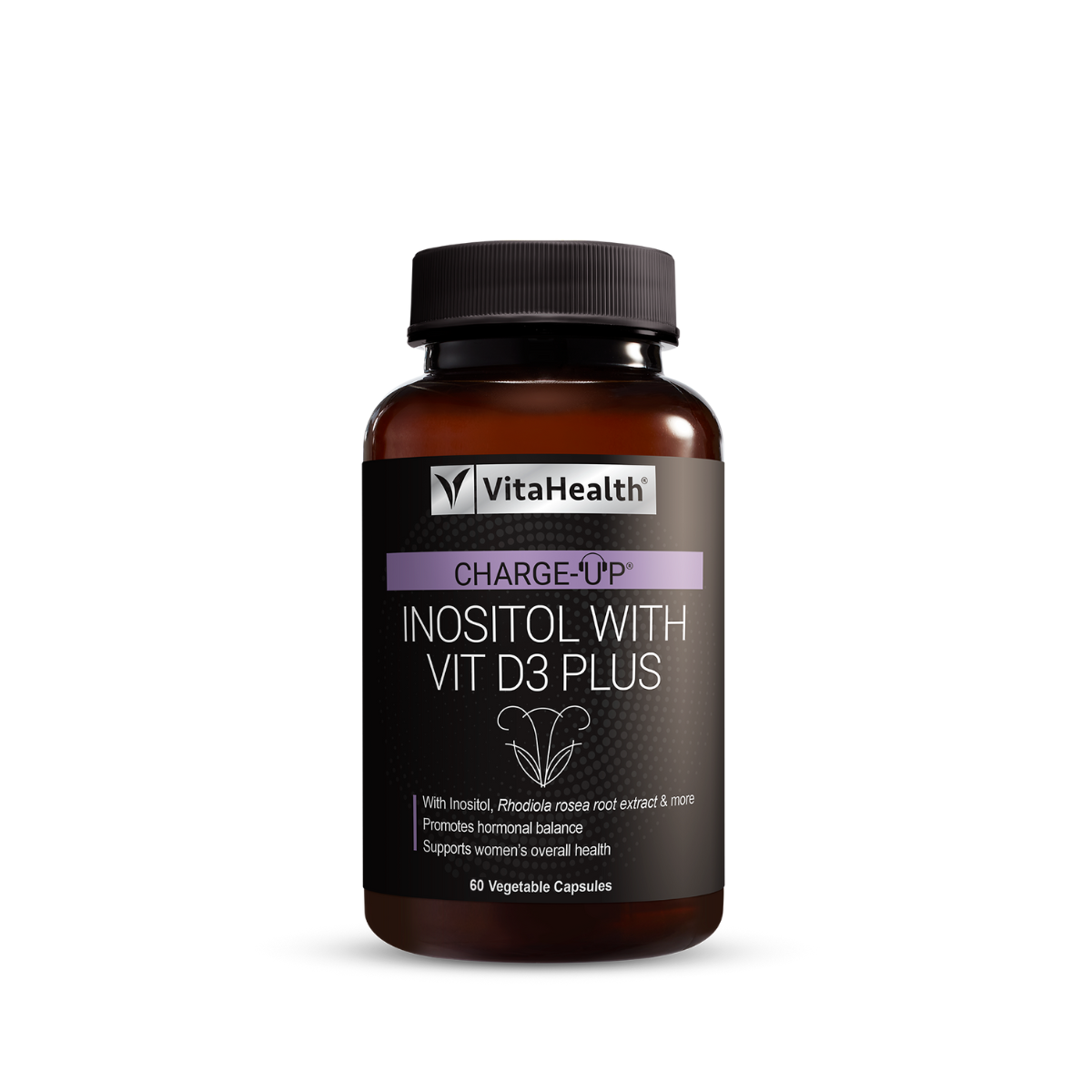VITAHEALTH CHARGE-UP INOSITOL WITH VIT D3 PLUS 60S