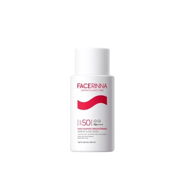 FACERINNA NIACINAMIDE BRIGHTENING SERUM SUNSCREEN SPF50 PA++++ 50ML