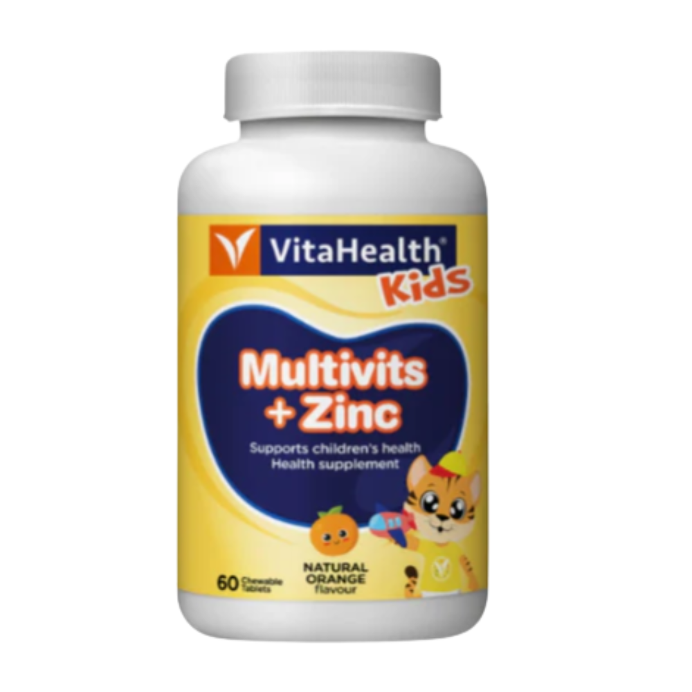 VITAHEALTH KIDS MULTIVITS PLUS ZINC 60S