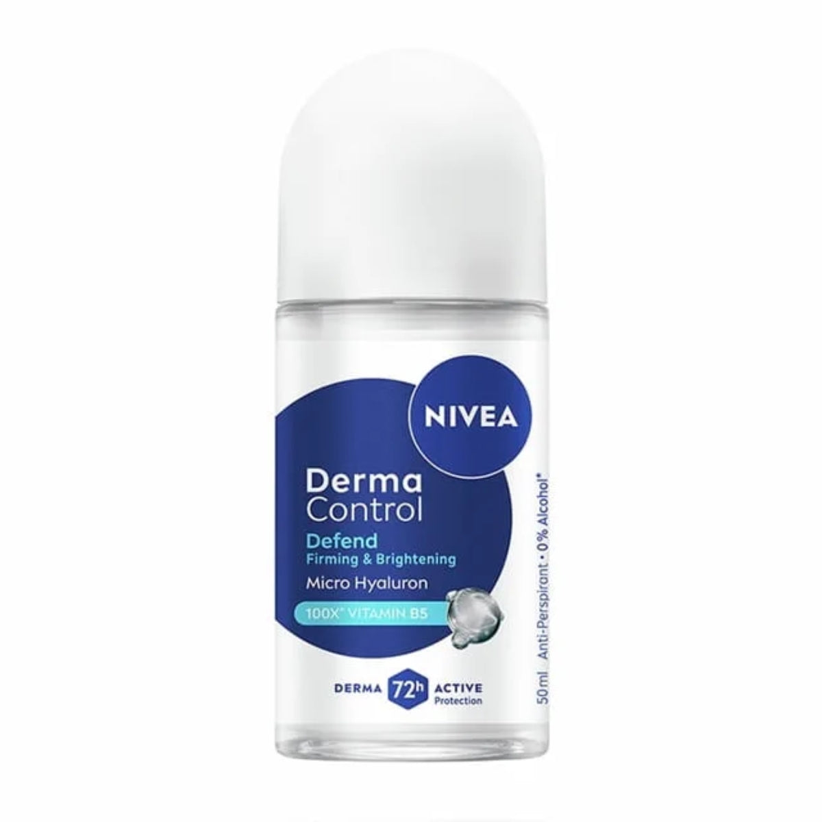 NIVEA FEMALE DEODORANT DERMA CONTROL DEFEND ROLL ON 50ML